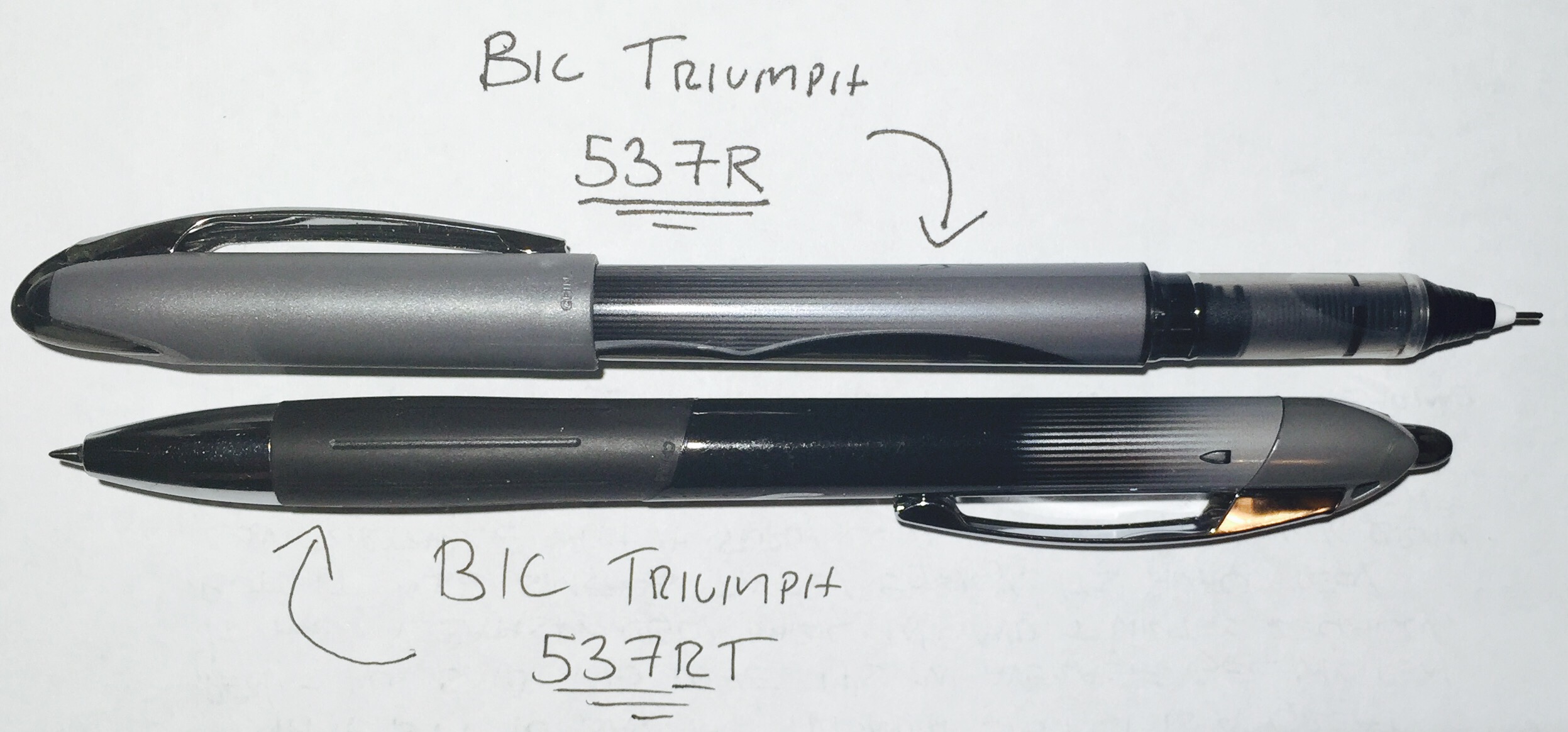 BIC Triumph 537 RT Gel Ink Retractable PenVivid ColoursChoose A Pen Colour