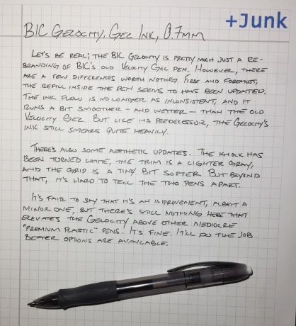 Review: Spiffy Lab Carbon Fiber G2 Pen, Gel Ink, 0.5mm – Pens and Junk